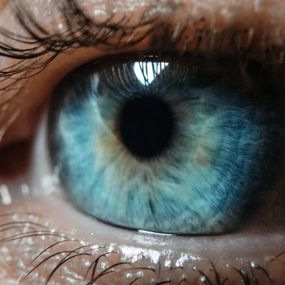 Close-up of a blue eye